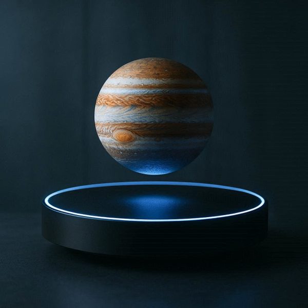 Magnetic Levitating Planet Model - Futuristic Science Decor