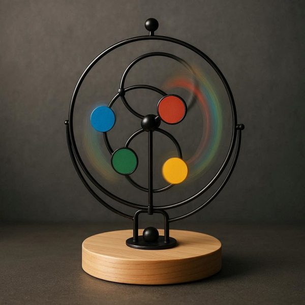 22 Kinetic Desktop Sculpture - Mesmerizing Motion Art